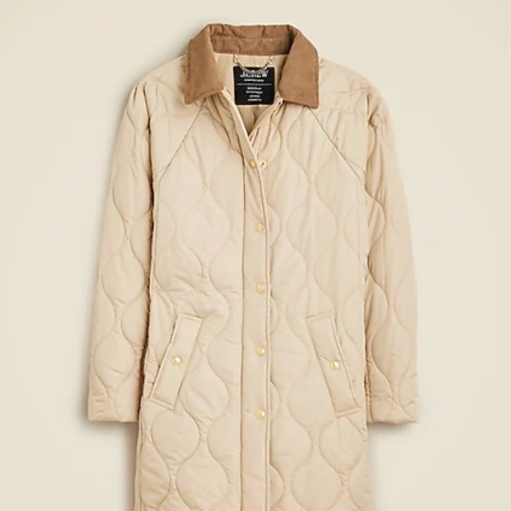 J.Crew Stowe puffer jacket with PrimaLoft® NWOT